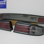 Smoked LED Tail lights & Smoked Garnish for 93-98 NISSAN SILVIA S14 200SX DMAX-6923