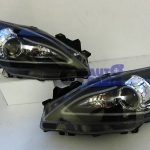 Black 3D DRL LED Projector Head Lights MAZDA 3 09-13 Sedan & Hatch Headlight-6987