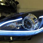 Black 3D DRL LED Projector Head Lights MAZDA 3 09-13 Sedan & Hatch Headlight-6991