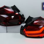 SMOKED RED Full LED 3D Light Bar Tail lights for Ford FOCUS LZ 2015-2017 -7169