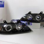 Black LED Angel eyes Projector HeadLights for 96-02 BMW Z3 -7217