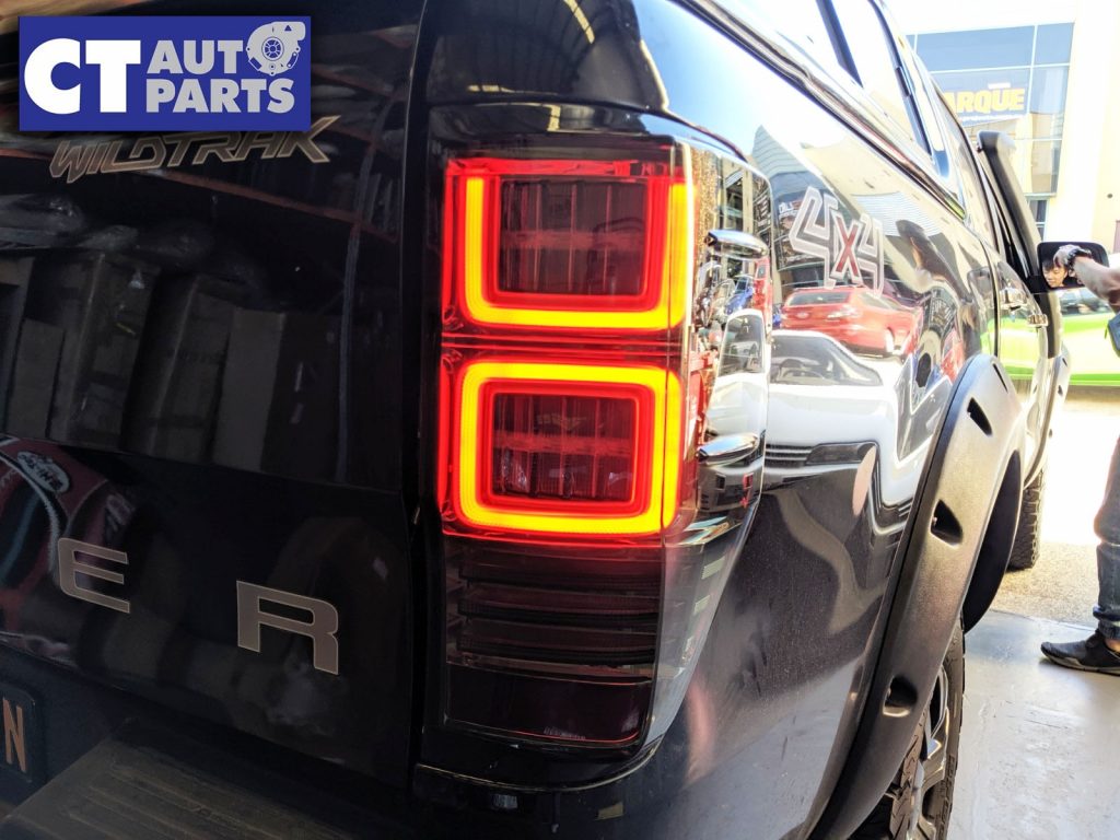 Smoked 3D LED Tail Lights Dynamic Blinker for 11-18 Ford Ranger MK1 MK2 WildTrak-10295