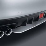 STI Style Rear Bumper Diffuser for 14-19 SUBARU WRX STI Metallic Silver -7488