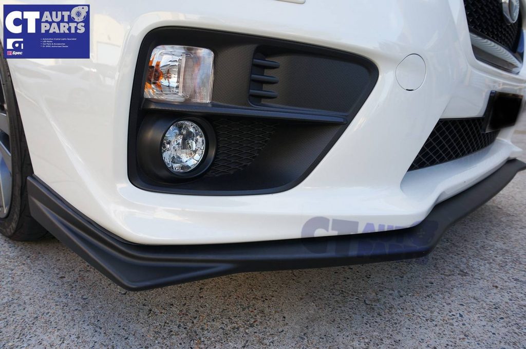 MY18 STI Style Front Bumper Lip Matte Black for 2014-2020 SUBARU WRX STI -7539