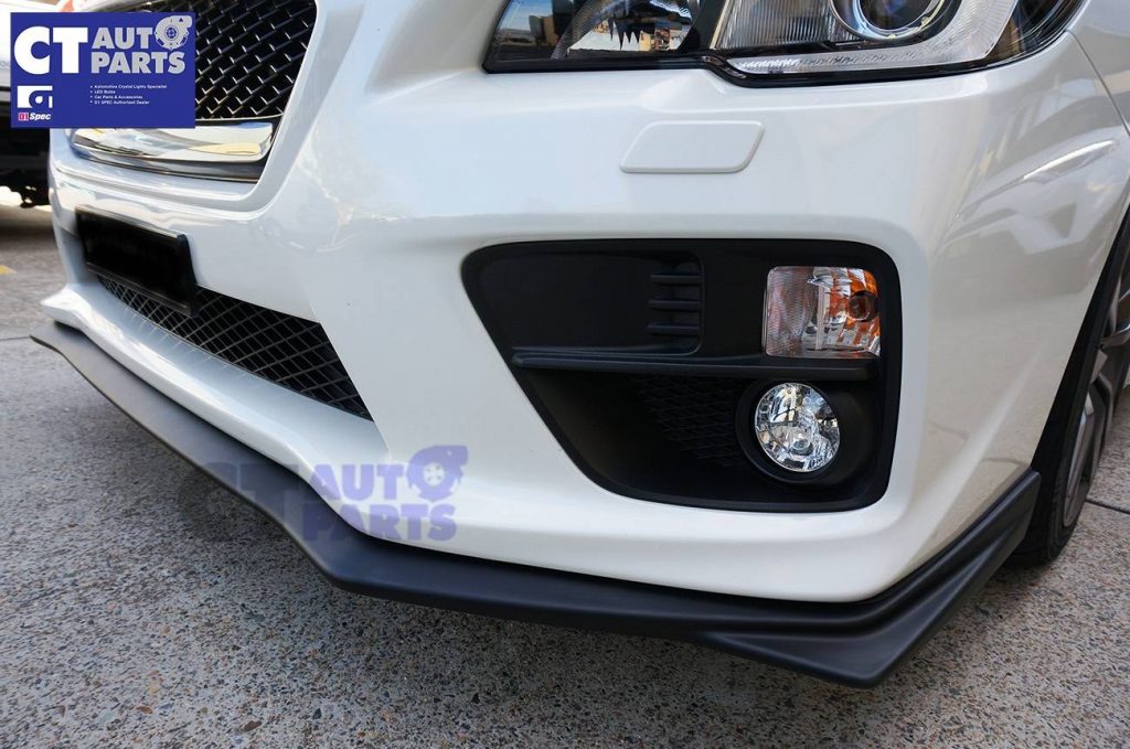 MY18 STI Style Front Bumper Lip Matte Black for 2014-2020 SUBARU WRX STI -7534