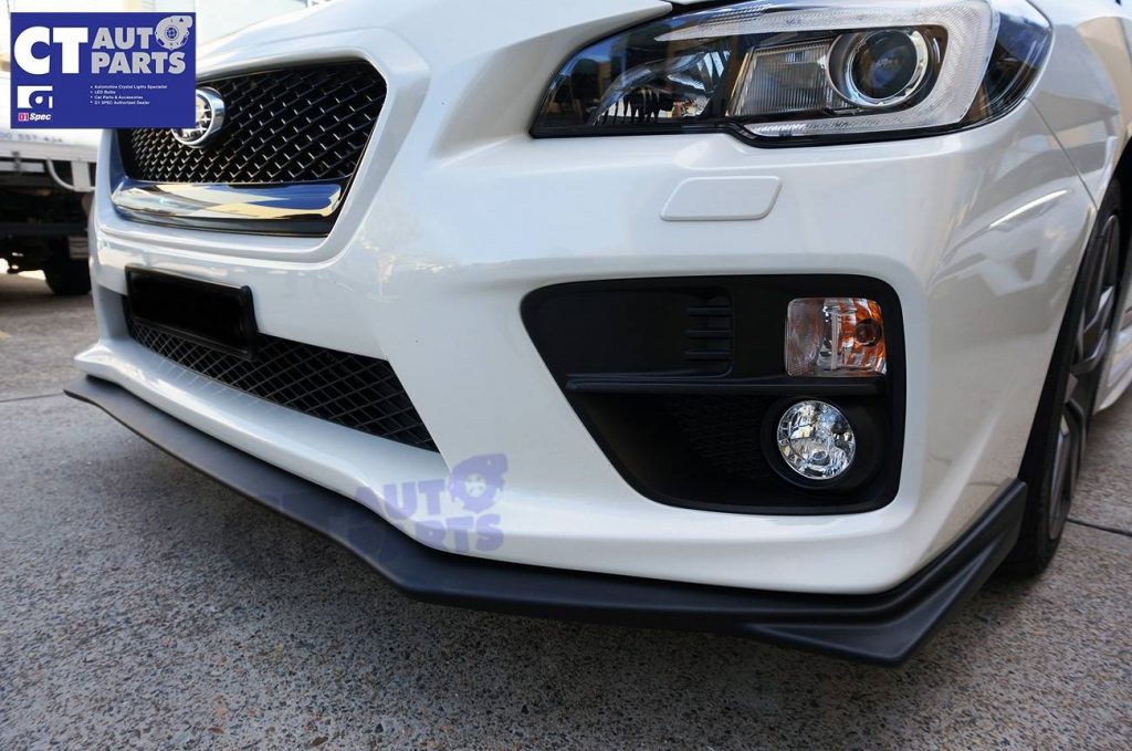 MY18 STI Style Front Bumper Lip Matte Black for 2014-2020 SUBARU WRX STI -7535