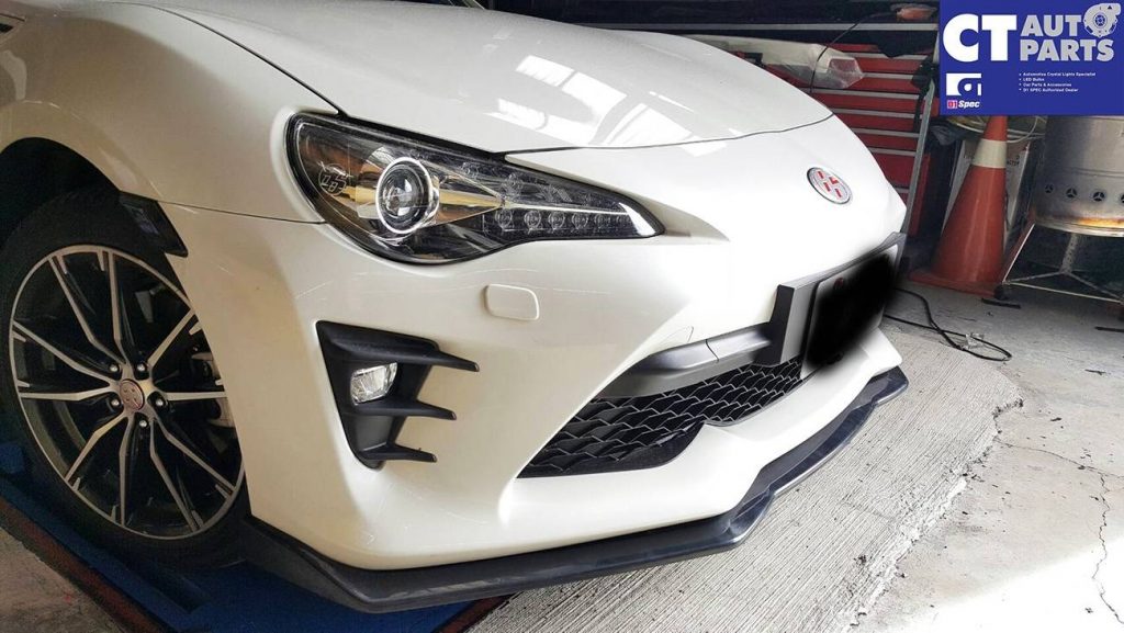 SEIBON Style Front Lip for 17-19 TOYOTA 86 GT GTS FT86 ABS PLASTIC -7562