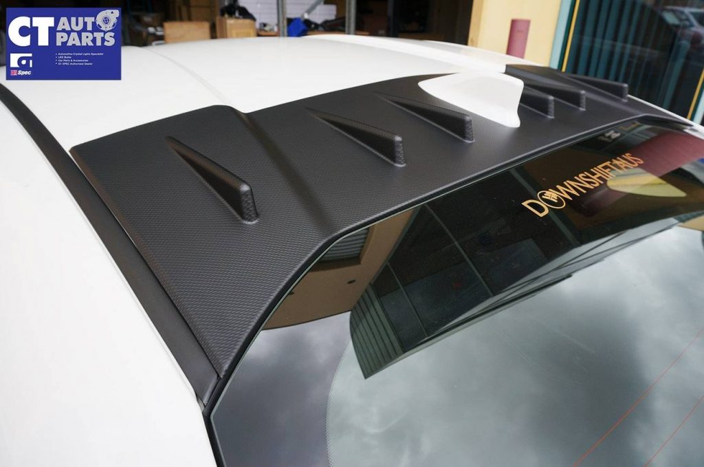 Carbon Style Vortex Generator Roof Spoiler for 2014-2018 Toyota 86 GT GTS-7630