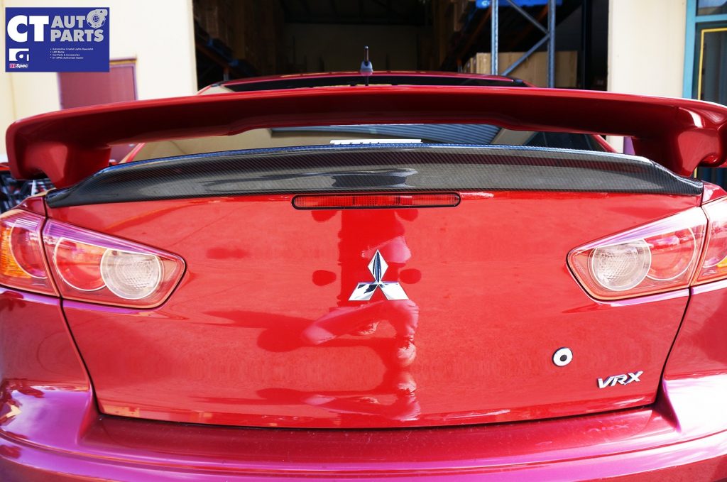 Carbon Fibre Rear Trunk Spoiler for 07-18 Mitsubishi Lancer CJ ES VRX -8159