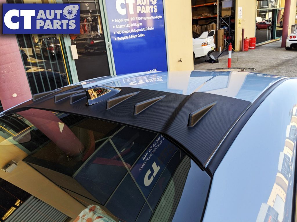 Carbon Style Vortex Generator Roof Spoiler for 2014-2018 Toyota 86 GT GTS-11315