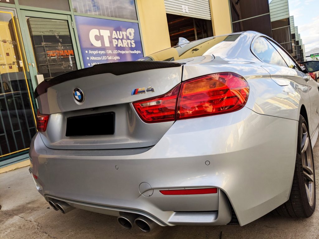 M4 M-Performance Style Carbon Fibre Trunk Spoiler for 2014-2018 BMW M4 F82 Coupe -13231
