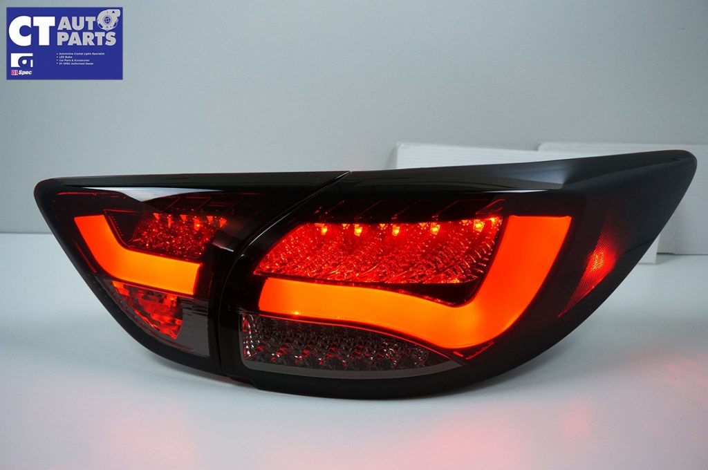 Smoked Red 3D LED Stripe Bar LED Blinker Tail lights for 12-15 Mazda CX-5 KE-7829