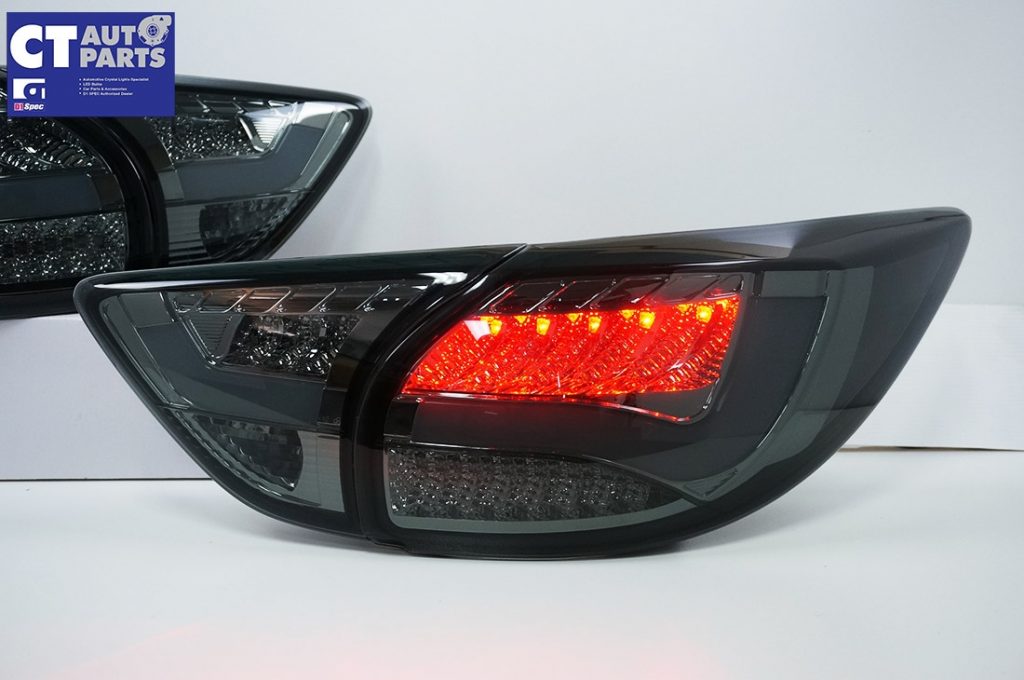 Smoked 3D LED Stripe Bar LED Blinker Tail lights for 12-15 Mazda CX-5 KE-7845
