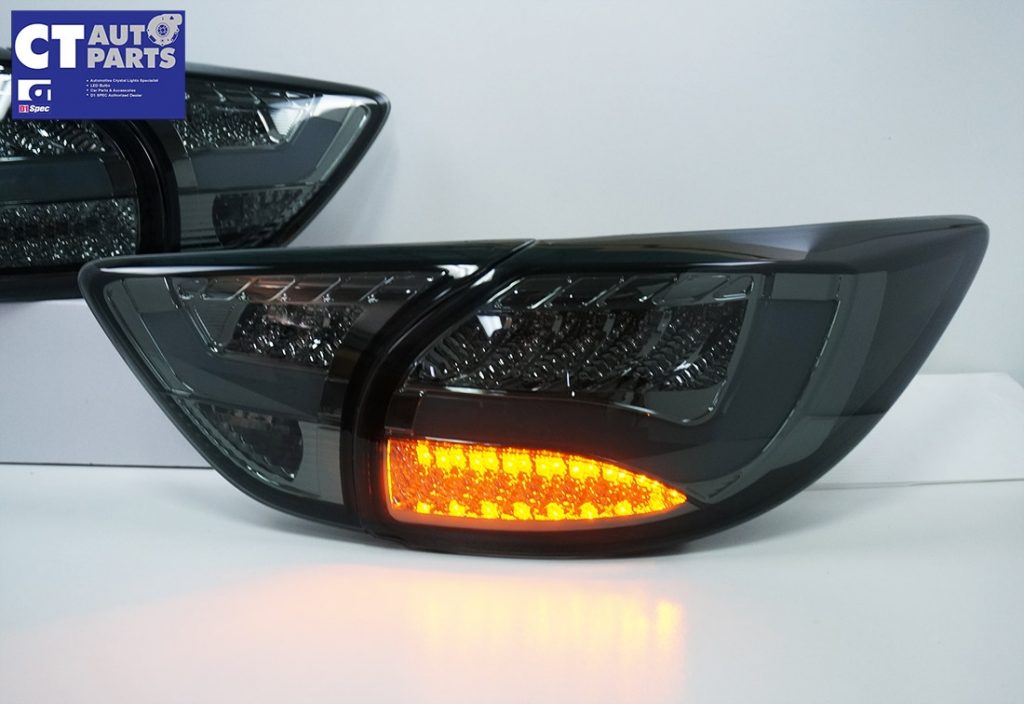 Smoked 3D LED Stripe Bar LED Blinker Tail lights for 12-15 Mazda CX-5 KE-7846