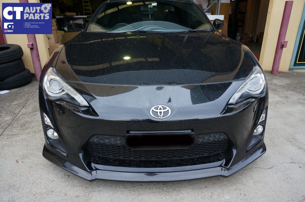 Charge Speed Bottomline Style Carbon Front Lip for 12-16 Toyota 86 GT GTS -8172