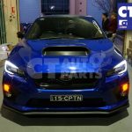 Front Smoked LED Signal Indicator Lights for 14-17 Subaru WRX STI LEVORG-8002