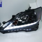 Lexus IS250 IS350 ISF Black LED DRL Day-Time Projector Head Lights Headlight Dynamic Indicator -8083