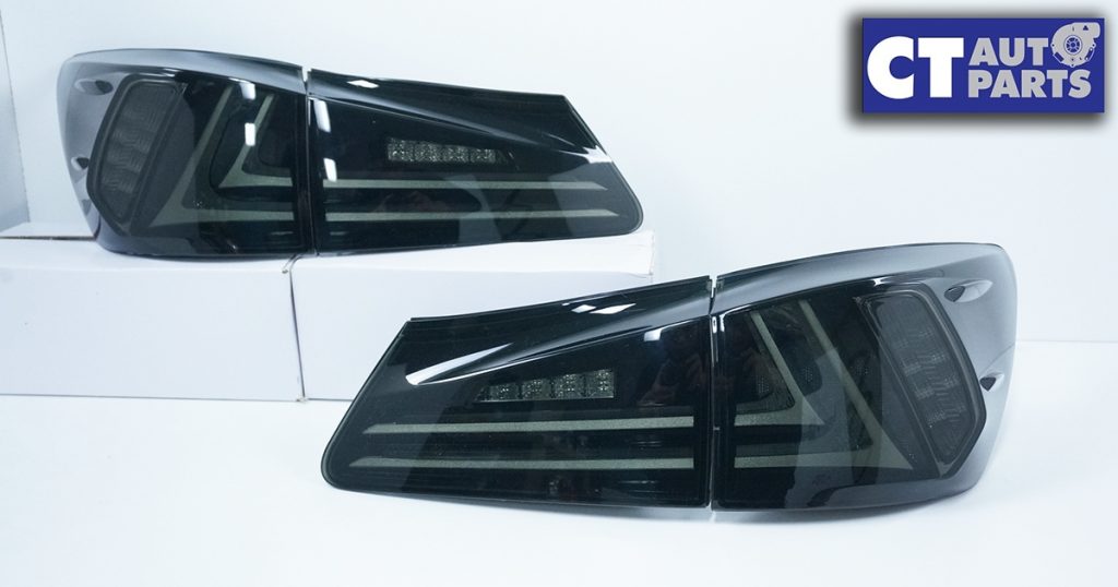 Smoke Black LED Light Bar Tail Lights for Lexus ISF IS250 IS350 Taillight 05-13-8264