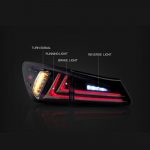 Smoke Black LED Light Bar Tail Lights for Lexus ISF IS250 IS350 Taillight 05-13-8255