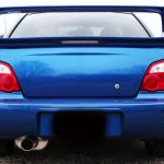 STI Style Rear Trunk Spoiler Wing for 2002-2007 SUBARU IMPREZA WRX STI RS Matte Black -8550