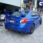 CS Style Rear Bumper Lip Rear pof for 14-19 SUBARU WRX STI VA Charge Speed Matte Black-8636