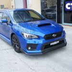 CS Style Front Bumper Lip for 14-19 SUBARU WRX STI ( Matte black ) Charge Speed -8617