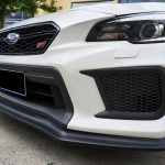 CS Style Front Bumper Lip for 14-19 SUBARU WRX STI ( Matte black ) Charge Speed -10682