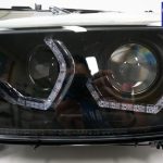 Black LCI Look 3D LED DRL Projector Head Lights for BMW 3 Series F30 F31 12-15-8906