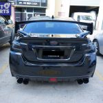 STI Style Trunk Spoiler for 14-19 Subaru WRX STI ABS Painted D4S C Black Silica 3PC-9018