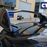 STI Style Trunk Spoiler for 14-19 Subaru WRX STI ABS Painted D4S C Black Silica 3PC-9019