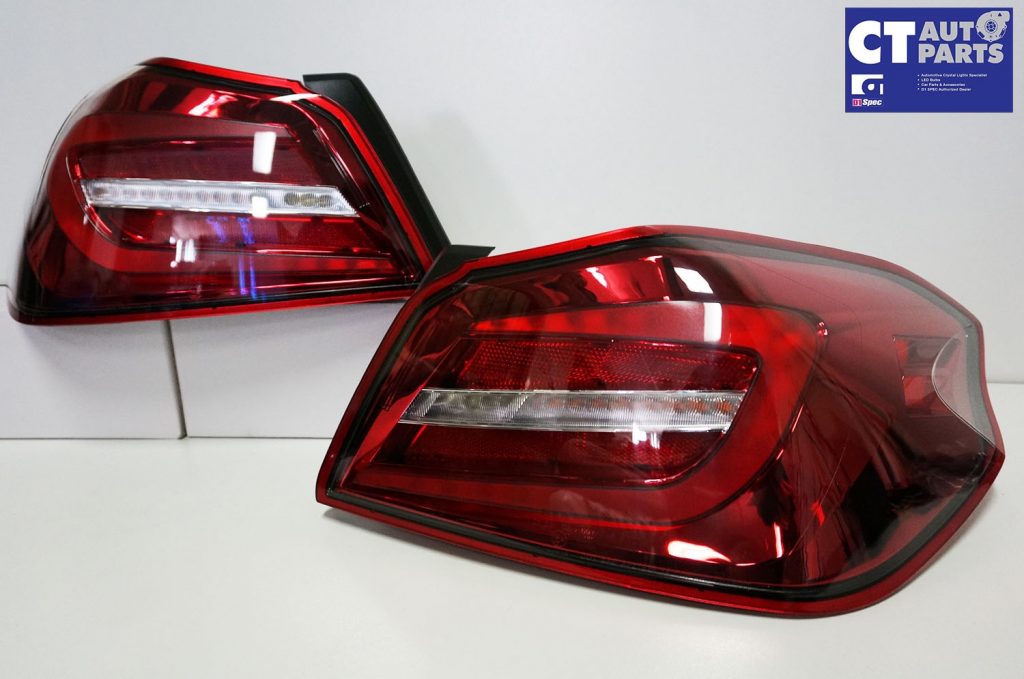 COPLUS V2 Clear Red SEQUENTIAL Indicator LED Tail lights 14-19 SUBARU WRX STI-8830