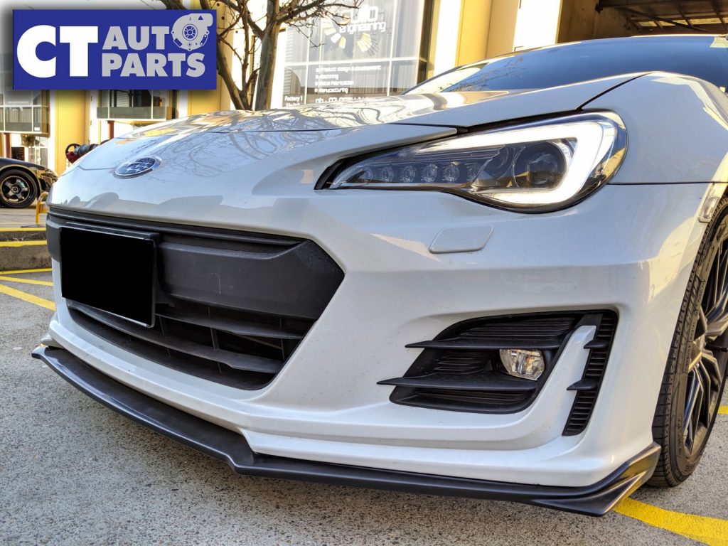 STI S Pack Style Front Bumper Lip Splitter for 2017-2019 Subaru BRZ -0