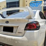 STI Style Trunk Spoiler for 14-19 Subaru WRX STI ABS Painted WHITE PEARL K1X 3pc-12402