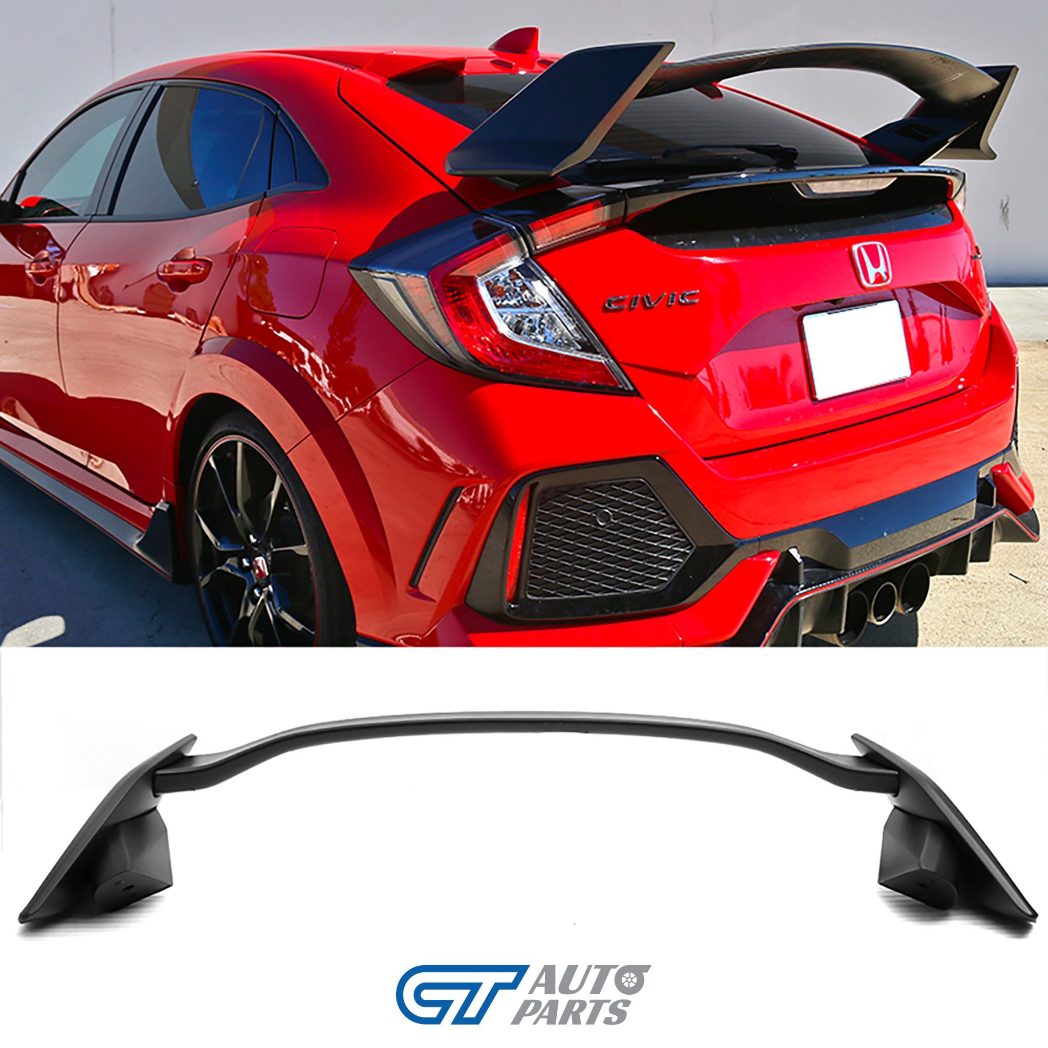 Type R Style ABS Trunk Spoiler For MY1619 Honda Civic 10th FK4 FK7