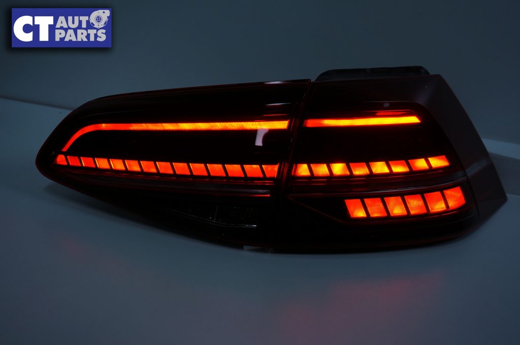 R Style Red Full LED Dynamic Tail lights for 2014-2018 VW Golf 7 VII -9356