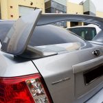 STI Style ABS Trunk Spoiler 3pcs MY08-14 Subaru Impreza WRX G3 Sedan (UNPAINTED)-9765