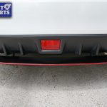 STI Style ABS Rear Bumper Diffuser for 14-19 Subaru WRX STI Premium (BLACK/RED)-9596