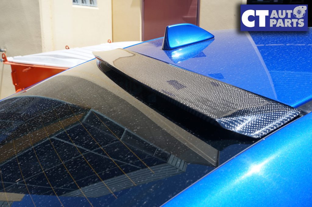 CTAUTO D1 Carbon Rear Window Spoiler for 14-19 Subaru WRX STI Premium-9551