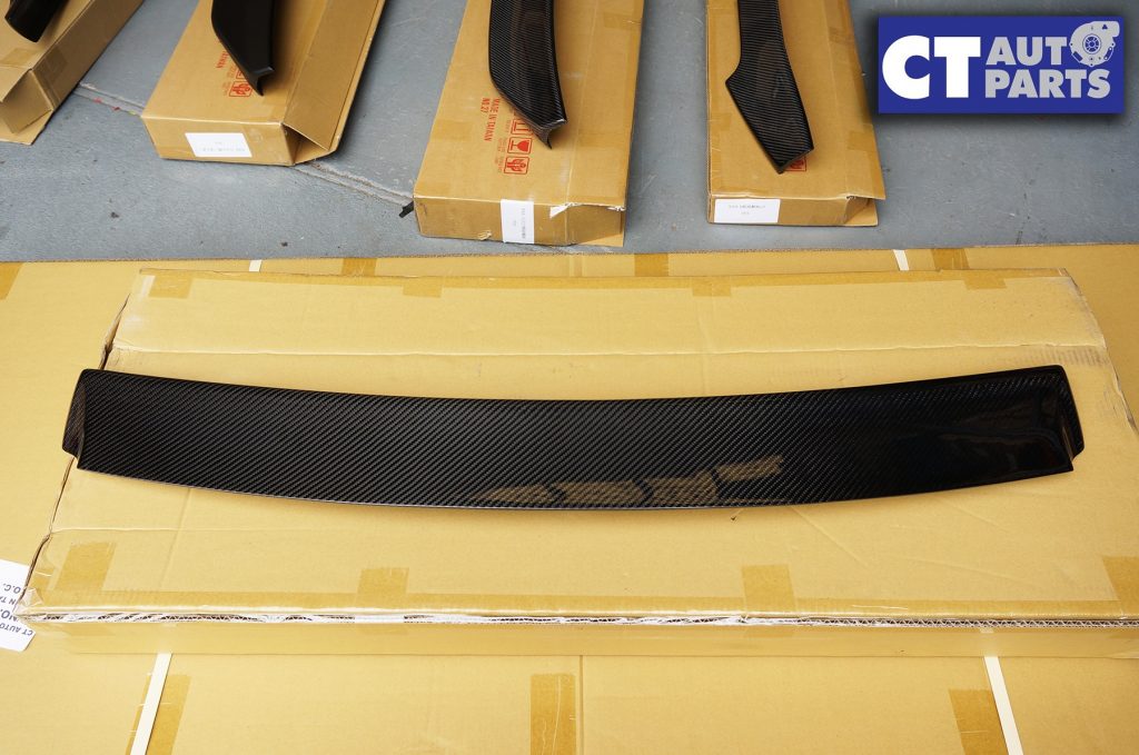 CTAUTO D1 Carbon Rear Window Spoiler for 14-19 Subaru WRX STI Premium-9554
