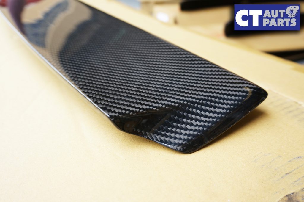 CTAUTO D1 Carbon Rear Window Spoiler for 14-19 Subaru WRX STI Premium-9555