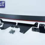 STI Style ABS Rear Bumper Diffuser for 14-19 Subaru WRX STI Premium (BLACK/RED)-9606