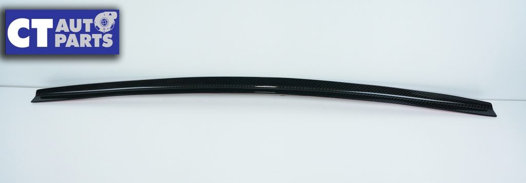 CT AUTO Carbon Fiber Gurney Flap For 14-19 Subaru WRX STI Trunk Spoiler-9931