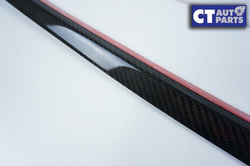 CT AUTO Carbon Fiber Gurney Flap For 14-19 Subaru WRX STI Trunk Spoiler-9933