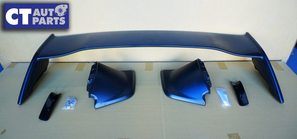 STI Style ABS Trunk Spoiler 3pcs MY08-14 Subaru Impreza WRX G3 Sedan (UNPAINTED)-9771