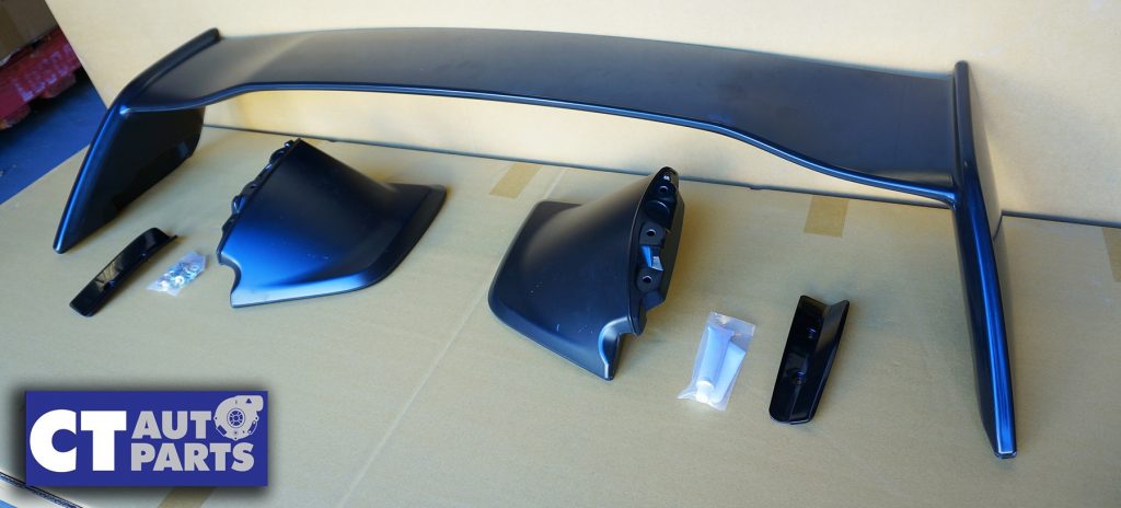 STI Style ABS Trunk Spoiler 3pcs MY08-14 Subaru Impreza WRX G3 Sedan (UNPAINTED)-0