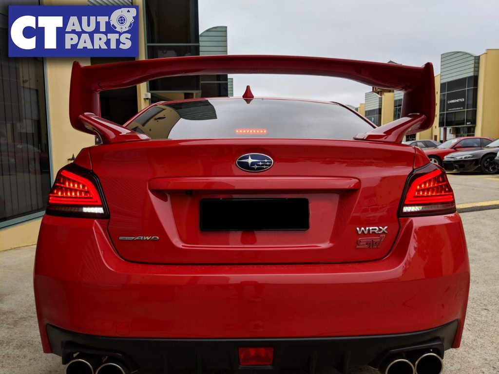 Clear Red Full LED V3 Dynamic Indicator Signal LED Tail lights 14-19 SUBARU WRX STI-9884