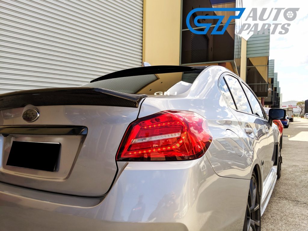 Carbon Fibre JDM DUCKBILL Trunk Spoiler for 14-19 Subaru WRX STI Premium-12821