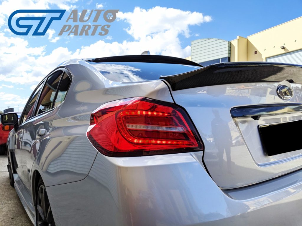 Carbon Fibre JDM DUCKBILL Trunk Spoiler for 14-19 Subaru WRX STI Premium-12822