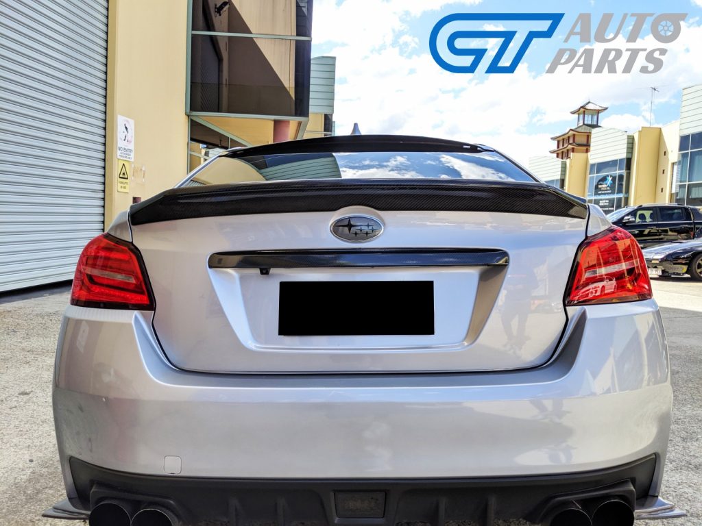 Carbon Fibre JDM DUCKBILL Trunk Spoiler for 14-19 Subaru WRX STI Premium-0