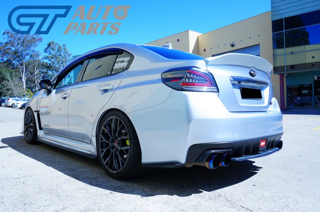 Rexpeed Style Duckbill ABS Trunk Spoiler For 14-19 Subaru WRX STI (G1U SILVER)-12732